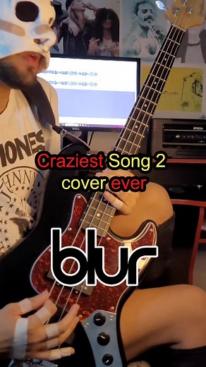 Learn to Play 'Song 2' by Blur on Bass - Bass Cover Tutorial