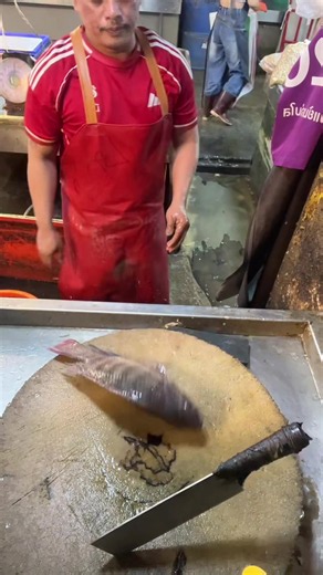 วิดีโอของ บ่าวนอ้ย สาละวัน🇱🇦(ยูส.2 ) (@userf0qgev9yaf) จาก fisherman cutting fish