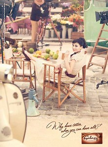 Audrey Hepburn- Galaxy Chocolate Advertisment