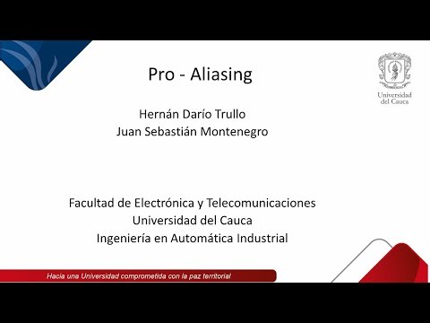Aliasing: Teoría, simulación y experimento práctico