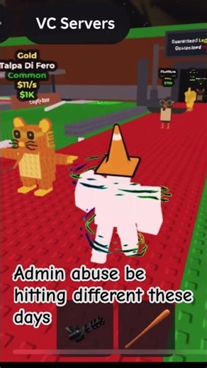 Goated admin abuse #roblox #stealabrainrot