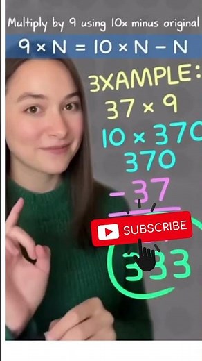 Genius 9 × Trick — No Calculator! 🧠✨