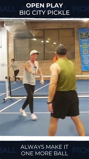 Just keep getting the ball over the net. #pickleball #crbn #byltforlife
