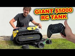 Worlds Biggest RC Tank - You won't believe what it can do - meet Yarbo