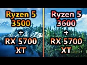Ryzen 5 3500 vs Ryzen 5 3600 | 1080p and 1440p PC Gameplay Benchmark