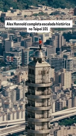 Go Outside on Instagram: "O escalador norte-americano @alexhonnold — famoso mundialmente pelo estilo free solo (escalar sem cordas ou equipamento de segurança) — realizou a façanha histórica de escalar o Taipei 101, um dos maiores arranha-céus do mundo (508m, 101 andares), sem cordas nem proteções. A escalada foi filmada e transmitida ao vivo pela Netflix, neste sábado (24), no especial chamado Skyscraper Live. De arrepiar! 🎥: @netflixsports #gooutside #outdoor"