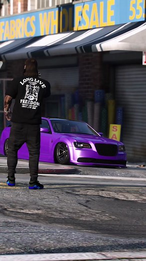 Custom Chrysler 300s in GTA 5: Bagged Cars Showcase