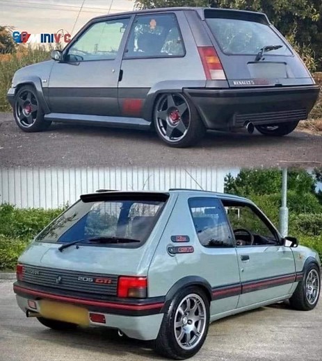 🔥 R5 GT Turbo ou 205 GTi ? Le duel qui divise… et qui fait rêver ! 😍 #R5GTTurbo #205GTi #DuelDeLégendes #Youngtimer #PassionAuto | Renault 5 Sport & Rallye