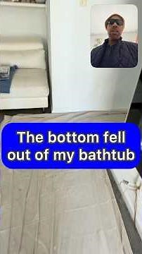 Bathtub Completely Destroyed #renovation #fail #diy