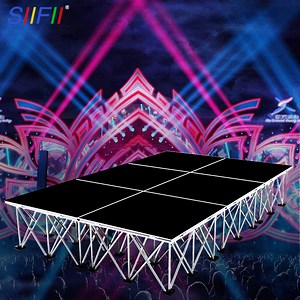 [Hot Item] Smart Adjustable Stage Platform Aluminum Portable Stage for Performance Show