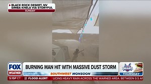 Burning Man festival hit by sudden dust storm | Latest Weather Clips | FOX Weather