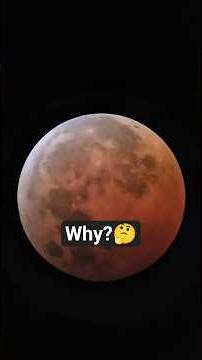 Why the Moon Turns Red During an Eclipse #bloodmoon #fullmoon #redmoon #eclipse #lunareclipse