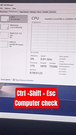 Check Computer RAM & ROM in 1 Sec! 🖥️⚡ #Shorts #SkillUpShubham #ComputerTricks