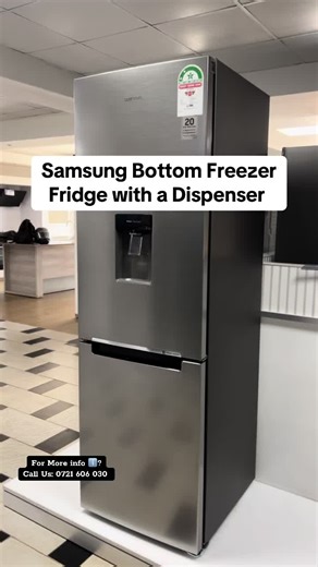 Samsung RB33J3611S9 Bottom Freezer Fridge with a Water dispenser #samsung #samsungfridge #refrigerator #samsungfridge #bottomfreezer