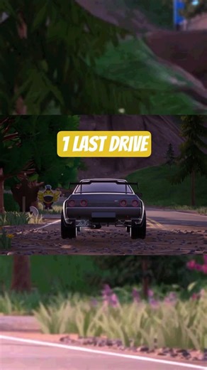 One last drive before Chapter 7 S1 ends 🚗💨 Who’s ready? #shorts #fortniteclips