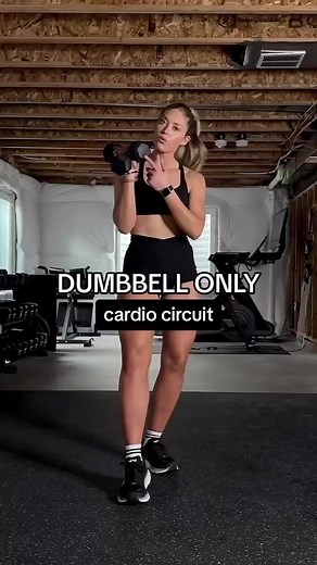 Dumbbell only CARDIO circuit straight from inside my dumbbell only plan, you joining us?! 🎉 Are you ready to feel your STRONGEST, most ENERGIZED, CONFIDENT & CONSISTENT self?! Having and following a plan is one of the most effective things you can do! #cardio #cardioworkout #dumbbellworkout #Dumbbells #homeworkouts #athomeworkouts #workoutroutine | Movement With Julie