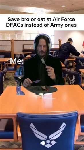 Army DFAC vs Air Force DFAC is not even a fair fight. If I’m wrong, show me the menu. #ArmyLife #DFAC #MilitaryHumor #AirForceLiving #BarracksLife FirstToFire | First-to-Fire Chronicles