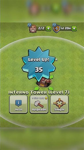 Inferno tower Level 1 to Max Level! TH18 NewDefense Update | Clash Ubgrader