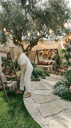 Extreme Empty Yard to Cozy Relaxing Garden Transformation #gardentransformation