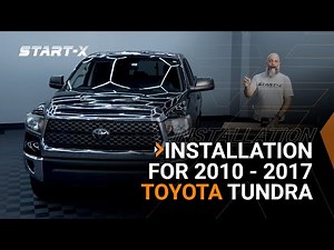 Install: Toyota Tundra 2010 - 2017 Key Ignition Start-X Remote Start