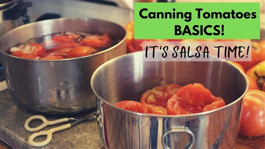 Canning tomatoes for beginners with water bath method