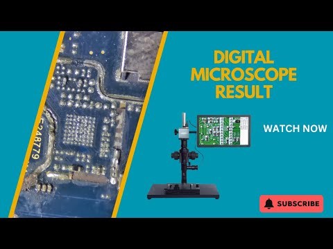 Water Damage in Mobile Phone | Digital Microscope Test Results