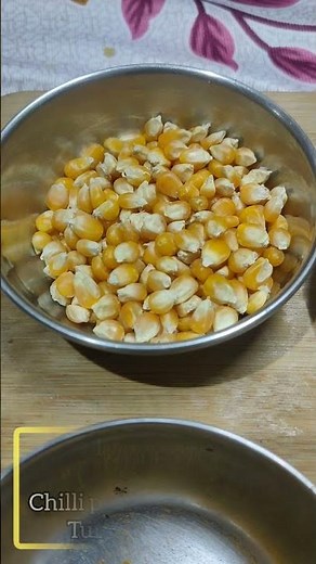 How to make popcorn at home ( 🍿homemade popcorn 🍿).