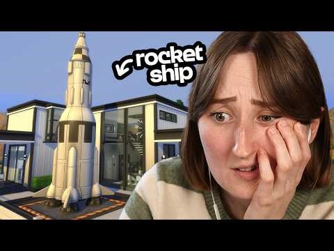 trying to fit an entire *ROCKET SHIP* in my sims build