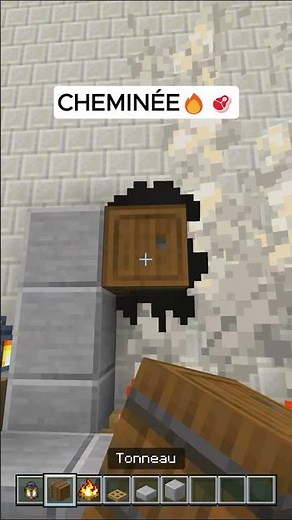 Découvre une technique simple et rapide pour faire une cheminée dans Minecraft !