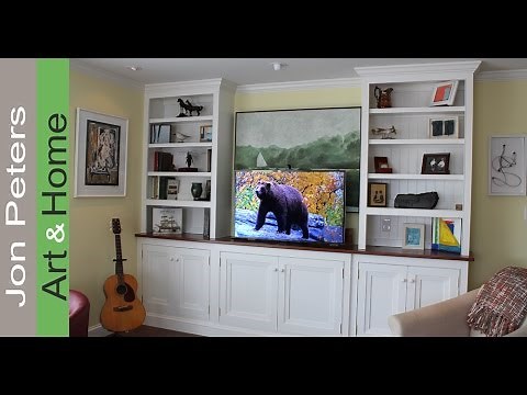 How To Build a TV Lift Cabinet - Finished & Installed