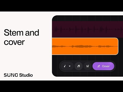Suno Studio Fundamentals - How to Use the New Stem Cover Feature