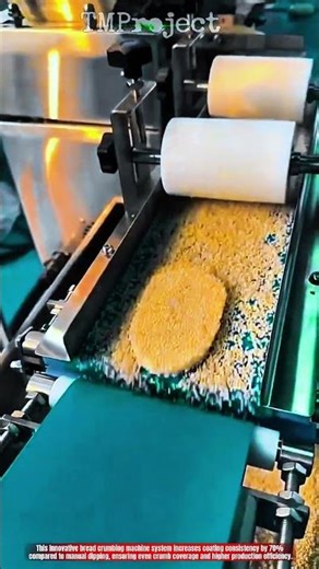 Innovative Bread Crumbing Machine System: Best Uniform Coating Action