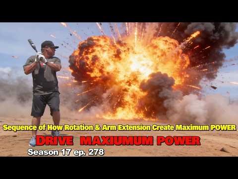 Key Sequence of how Rotation & Arm Extension Create Maximum POWER