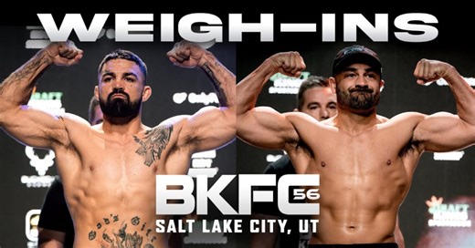 BKFC 56: Perry vs. Alvarez Weigh-in Video