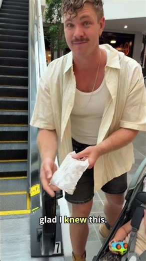 This is why you should NEVER touch hand rails! 😱