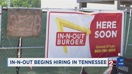 In-N-Out opens job applications in Nashville, Lebanon, Murfreesboro
