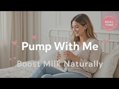 “Real-Time Pumping Session | Boost Your Milk Supply Naturally”