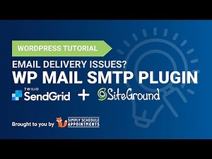 WP Mail SMTP Plugin with SendGrid and SiteGround Setup | Fix WordPress Email Delivery Issues