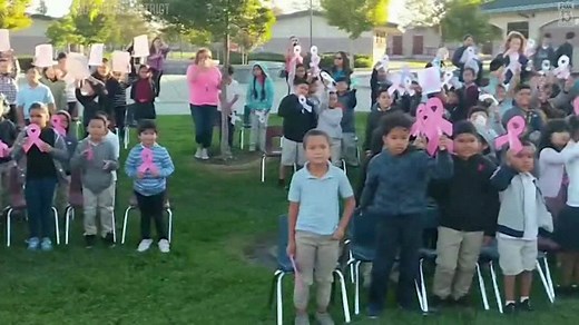 LEAN ON ME: California students from an elementary school surprised their principal -- who is battling stage four cancer -- with their their own sweet rendition of "Lean on Me," which brought her to tears. ❤️❤️❤️ STORY: https://bit.ly/2PrP4gz | FOX 13 News - Tampa Bay
