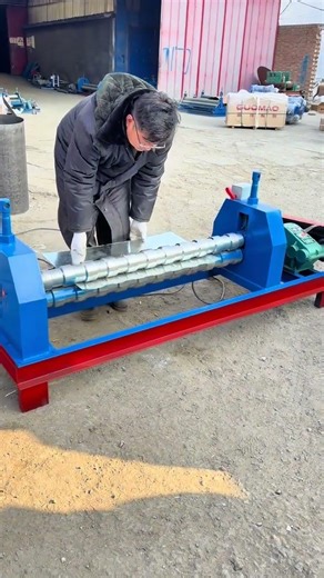 The electric ribbing machine tests the one-time forming of corrugated ribbing#Ribbing