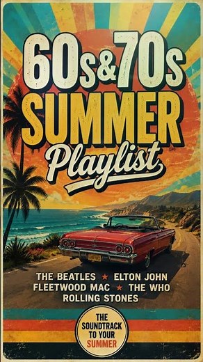 60s & 70s Summer Road Trip Playlist ☀️🚗