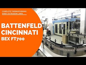 BATTENFELD-CINCINNATI Complete thermoforming sheet extrusion line in production - MachinePoint