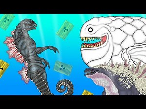 Deep Sea Godzilla VS Whale Godzilla VS Bloop