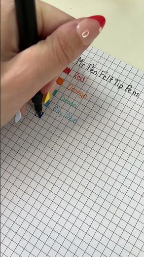 Fine tip felt pens #pen