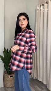 26K views · 91 reactions | Your go-to for effortless coziness ❤️ Design code: TT10690 Bust: 44-52 Sleeve: 21 Length: (Front 28; Back 30) Fabric: Plaid Flannel (Only Shirt) #shirt #tops #outfitinspiration #dresses #everydaylook #trending | TTouch Clothing | Facebook