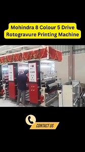 Mohindra 8 Colour 5 Drive Rotogravure Printing Machine manufacturing by Mohindra Mechanical Works . . If you want to know about our machine and company Contact us at 09999778804 . . #roto #rotogravure #printingmachine #rotogravuremachine #machines #manufacturing #manufacturingindustry #machinery | Mohindra Mechanical Works | Facebook