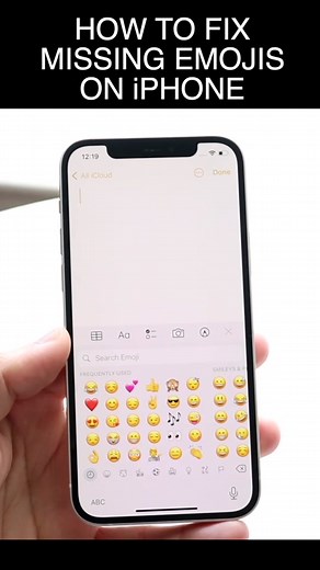 How To Fix Missing Emojis On iPhone | how to get emojis back on your keyboard