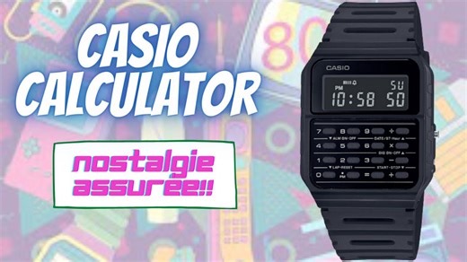 Montre Calculatrice Casio CA-53WF – Nostalgie Assurée ! Casio Vintage