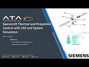Spacecraft Thermal and Propulsion Control with CAE and System Simulation