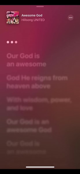 Awesome God Song Lyrics Video